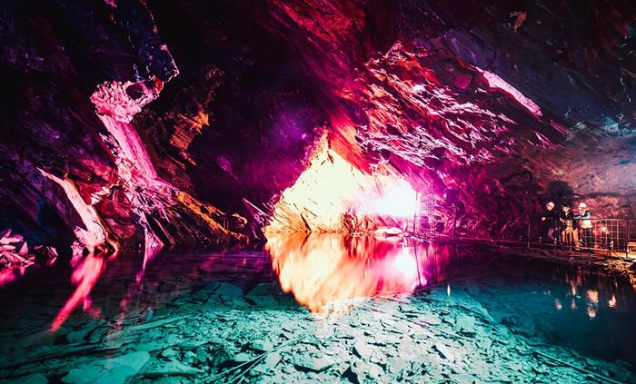 Explore 500 ft below ground on the Deep Mine Tour